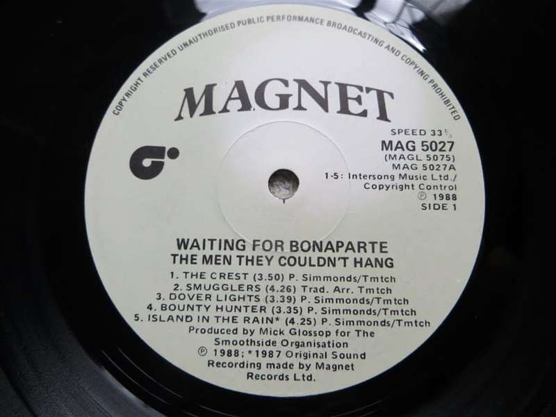 Waiting for Bonaparte - Men they Couldnt Hang - Vintage Vinyl LP VG