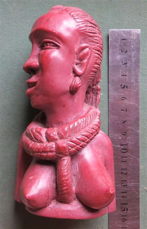 Stone Carved Sculpture - Woman Nude Figure