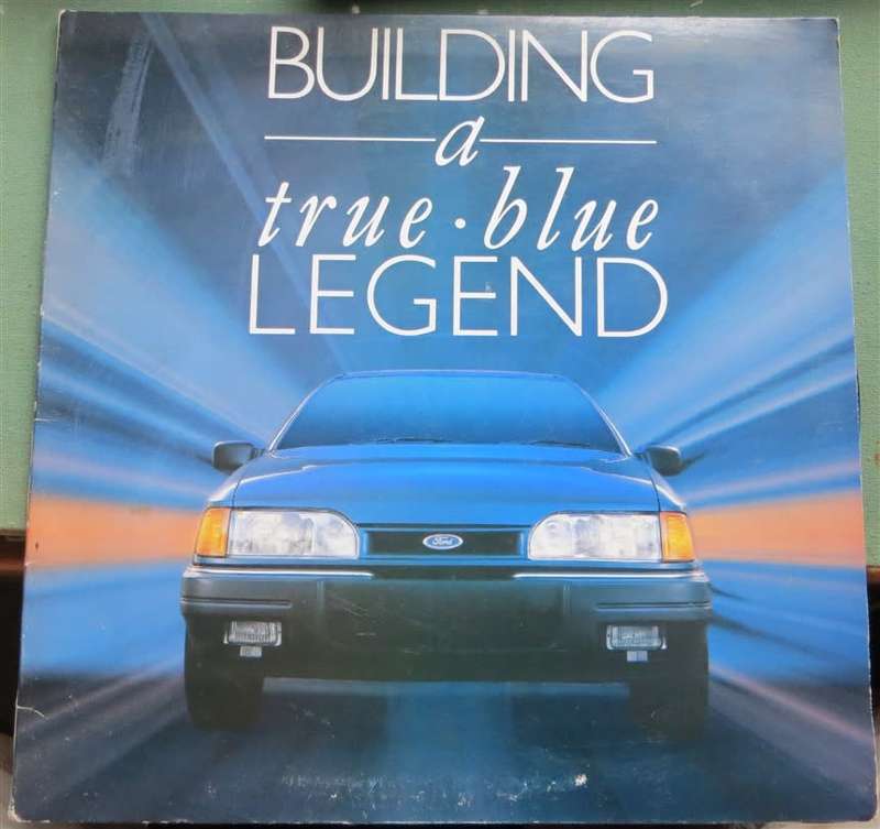 1989 Ford Sapphire Launch Vinyl LP record **Scarce**