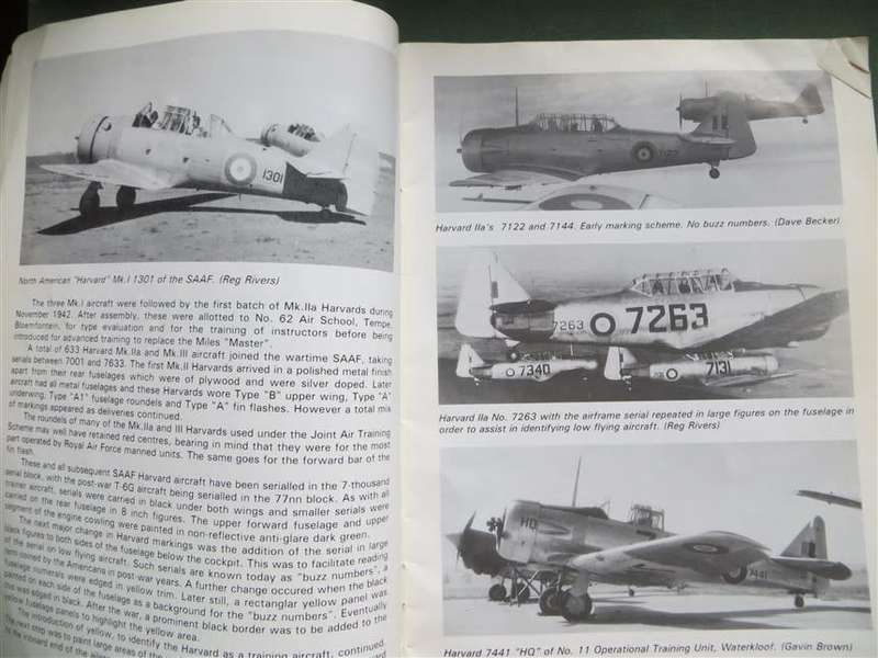 Harvard 1940-1995 in Service with SA Air Force Booklet