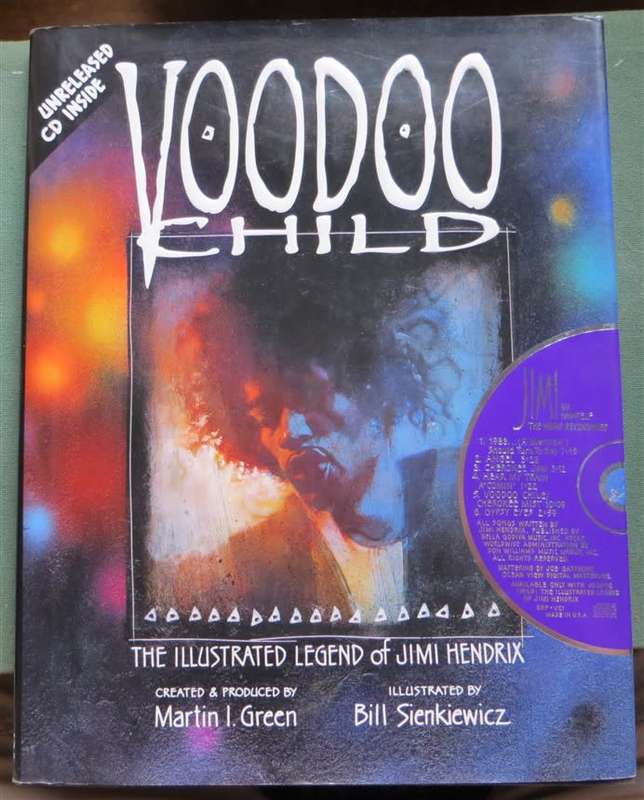 Voodoo Child - Jimi Hendrix + pre unreleased CD - Illustrated