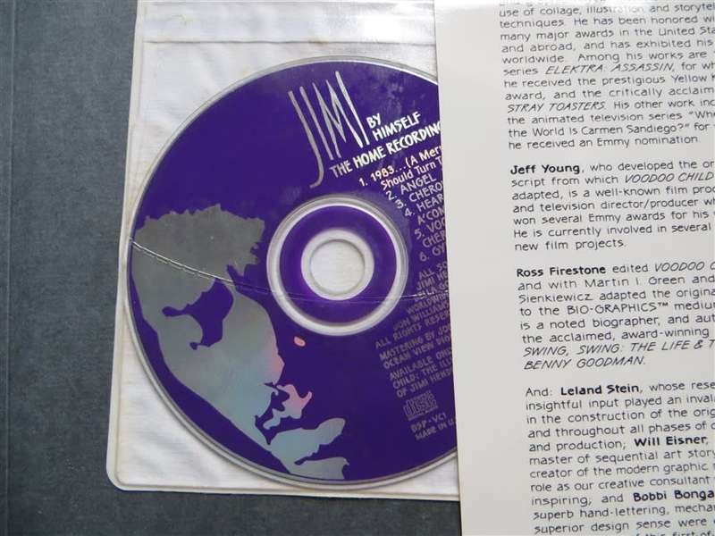 Voodoo Child - Jimi Hendrix + pre unreleased CD - Illustrated