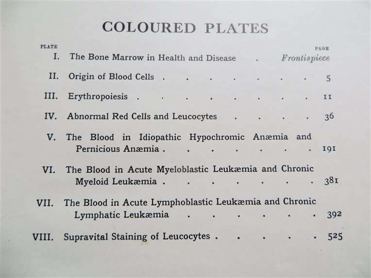 1942 WW2 Medical Hardcover - Disorders of the Blood - L.E.H Whitby