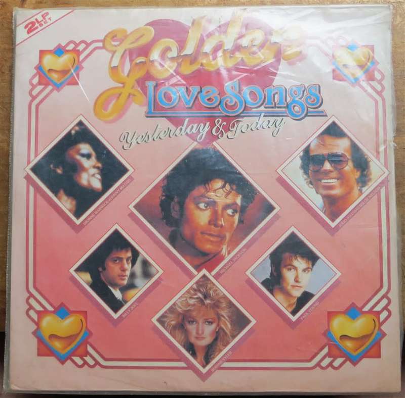 2 x Pink LP Set - Golden Love Songs Vintage Vinyl LP - VG+