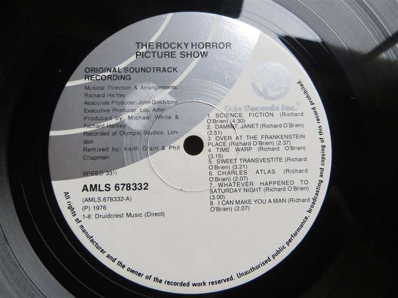 Rocky horror Picture Show Vintage Vinyl LP - VG