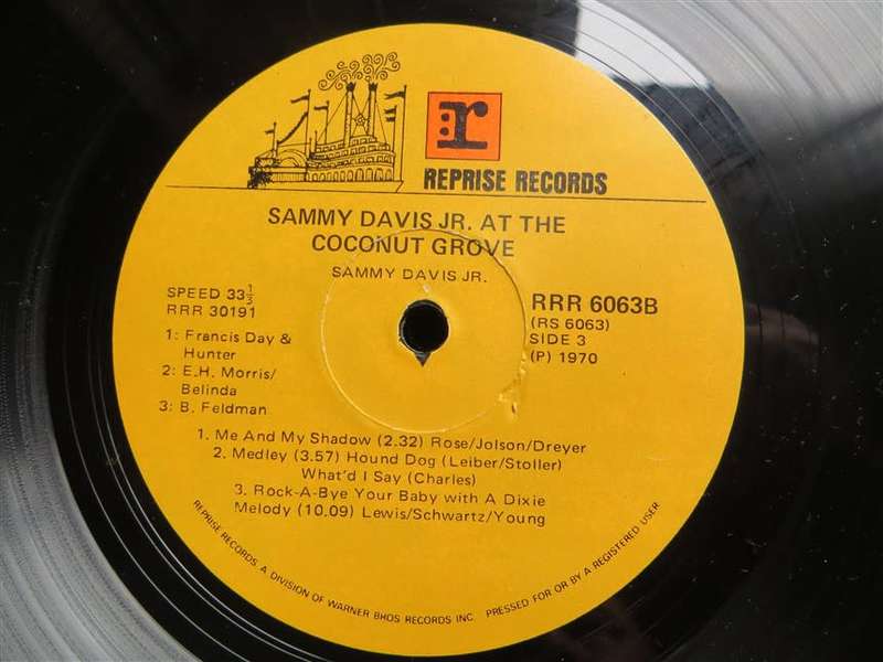 Sammy Davis Jnr at the Coconut Grove  Vintage Vinyl LP - VG