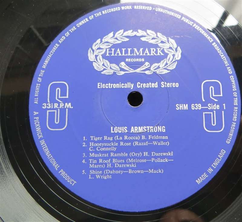 Louis Armstrong  Vintage Vinyl LP - VG
