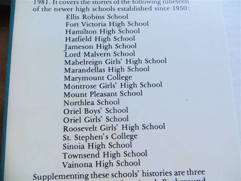 More Rhodesian Senior Schools - Bulawayo 1982 Vol.2 Rhodesiana