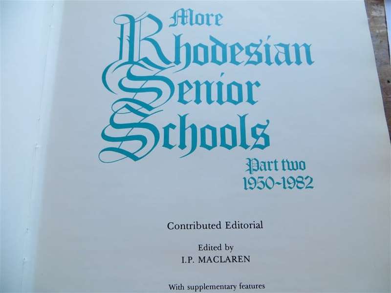 More Rhodesian Senior Schools - Bulawayo 1982 Vol.2 Rhodesiana