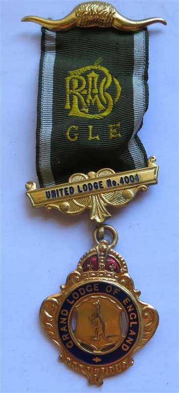 Masonic Medal - Grand Lodge of England Bro. S Jucha