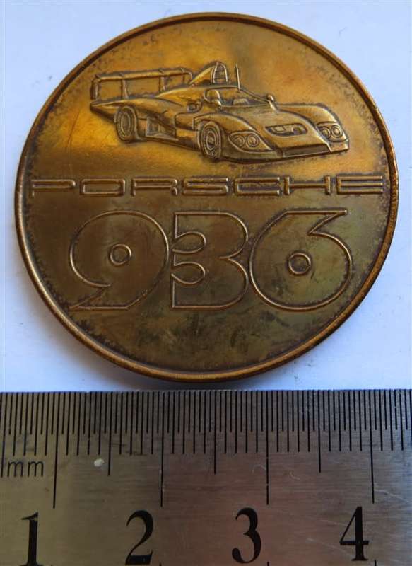 Porsche 936 Medallion