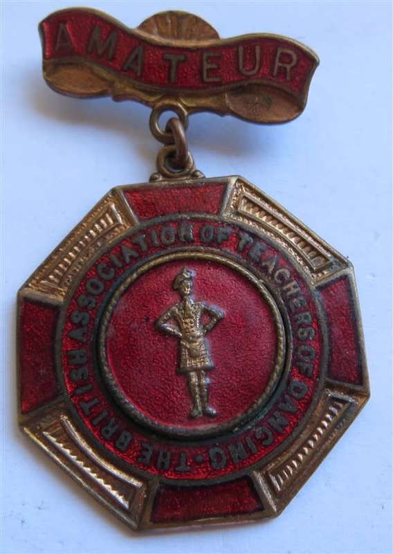 1959 British Assoc. of teachers of Dancing enamelled Medallion