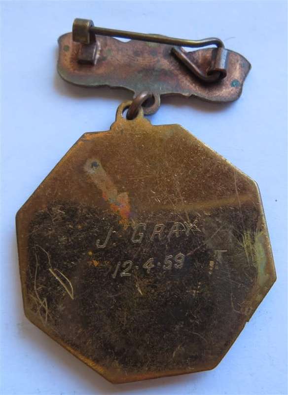 1959 British Assoc. of teachers of Dancing enamelled Medallion