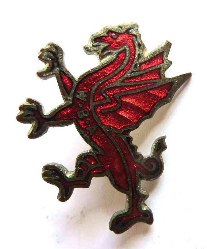 W.B.A Red Dragon Badge