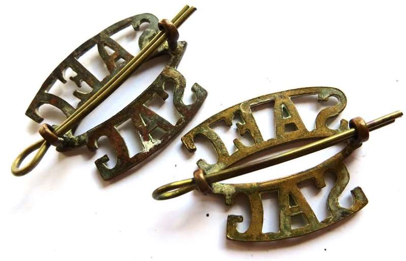 S.A.E.C Engineering Armt Shoulder Title Pair badges