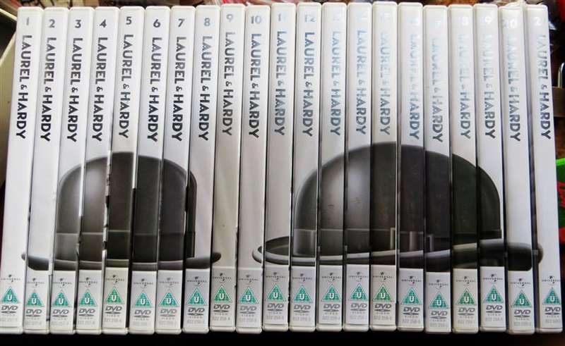 Laurel & Hardy Box Set - 21 x DVD`s - Great Condition Discs