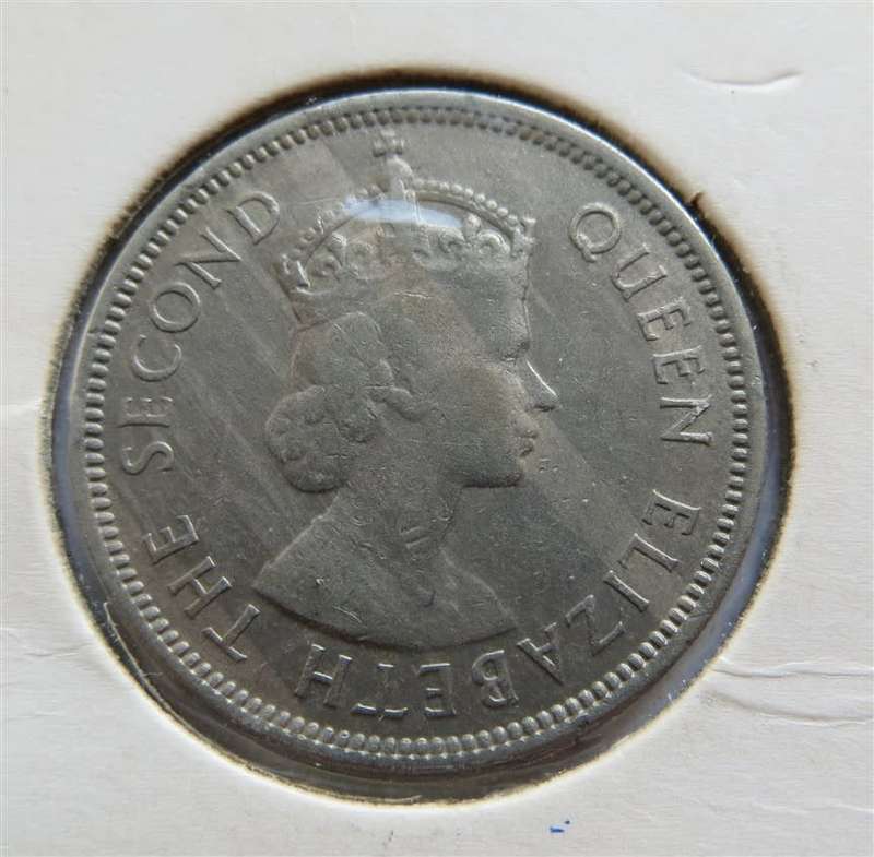 1954 British Borneo/Malaya 20 Cents