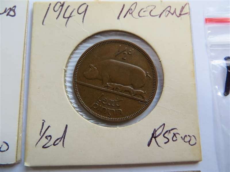 5 x Ireland Coins  - 1 Bid for all 5