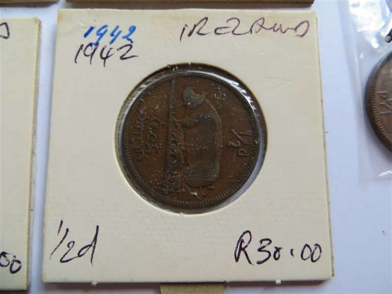 5 x Ireland Coins  - 1 Bid for all 5