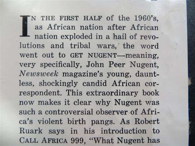 Call Africa 999 - John Peer Nugent