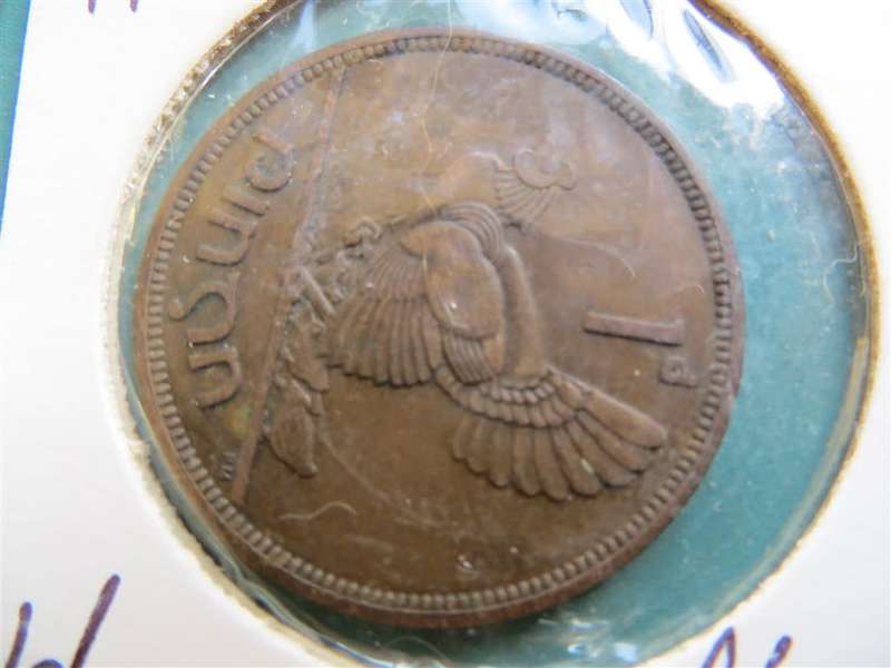 1940 & 1941 low mintage Irish Circulated Harp Penny - 1 Bid for Both