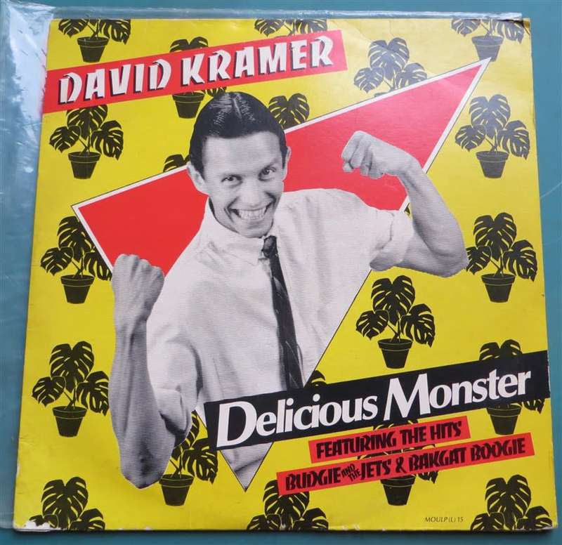 Vintage Vinyl LP - David Kramer - Delicious Monster VG/VG