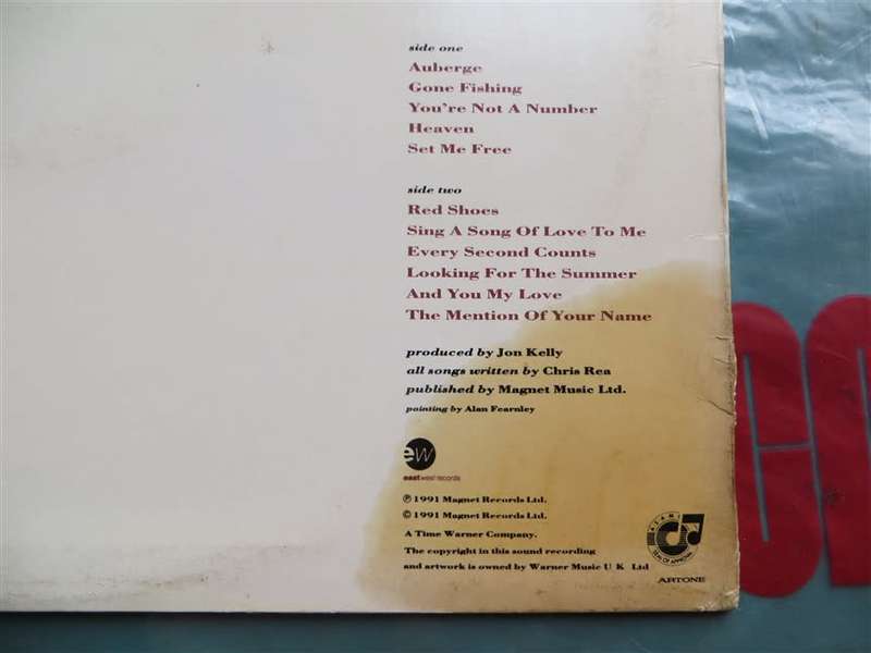 Vintage Vinyl LP - Chris Rea - Auberge  VG/VG