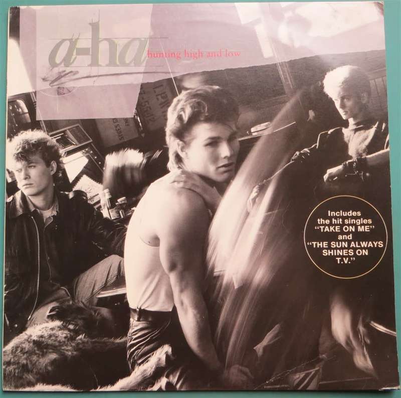 Vintage Vinyl LP - aha - Hunting High & Low - VG/VG+