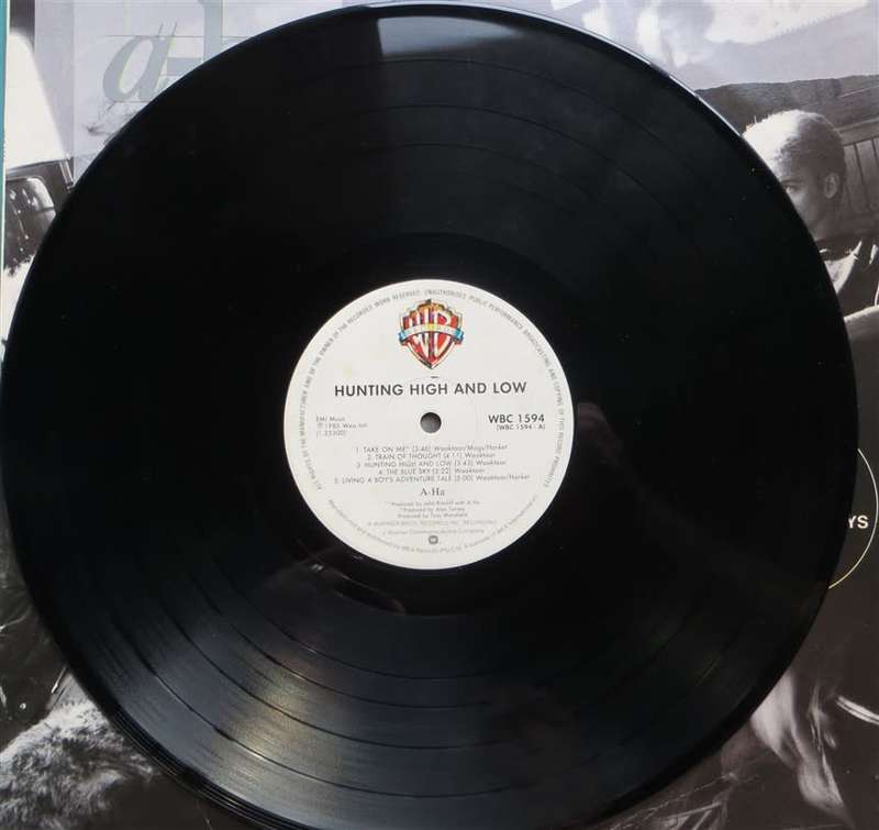 Vintage Vinyl LP - aha - Hunting High & Low - VG/VG+