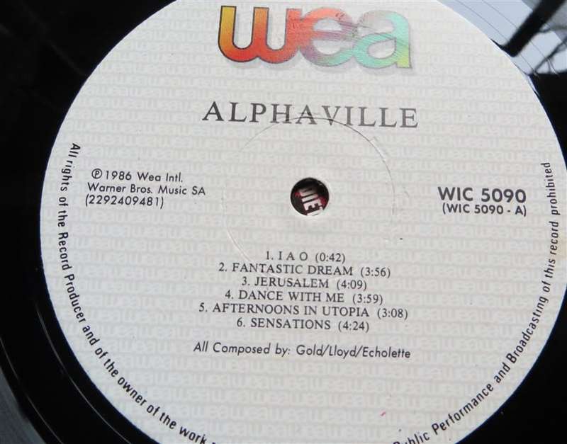 Vintage Vinyl LP - Alphaville - Afternoons in Eutopia - VG/VG+