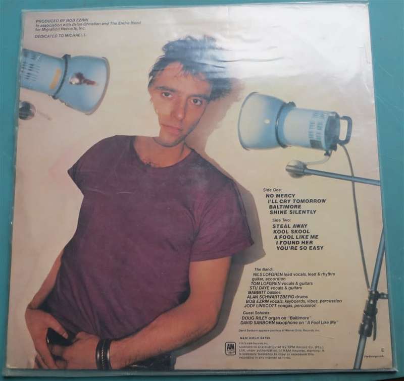 Vintage Vinyl LP - Nils Lofgren - VG+/VG+