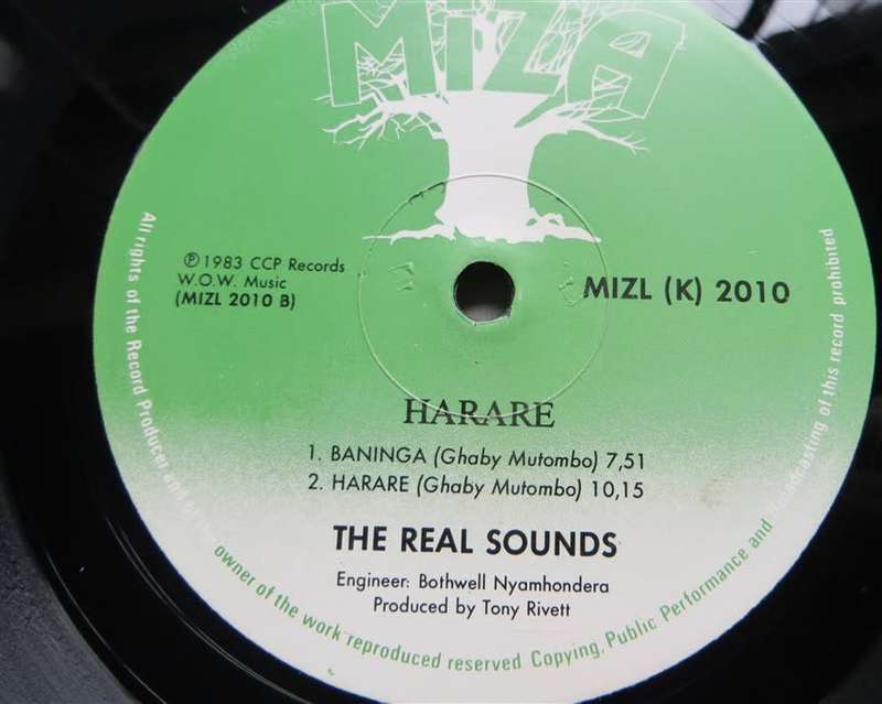Vintage Vinyl LP - Harare - The Real Sounds  Cover poor/VG