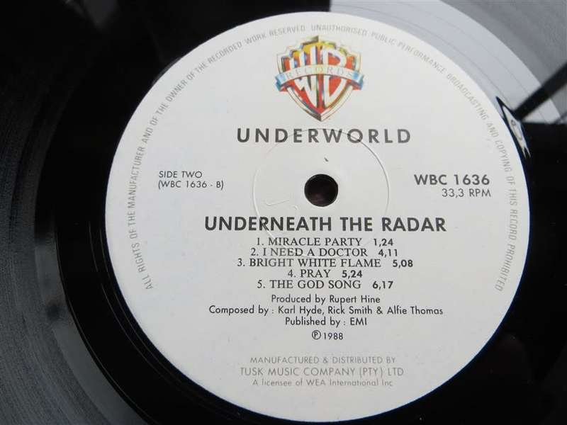 Vintage Vinyl LP - Underworld - Underneath the Radar - E/VG