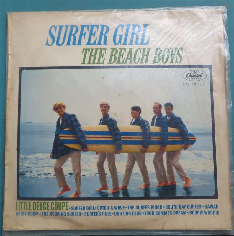 Vintage Vinyl LP - The Beach Boys - Surfer Girl- VG/VG