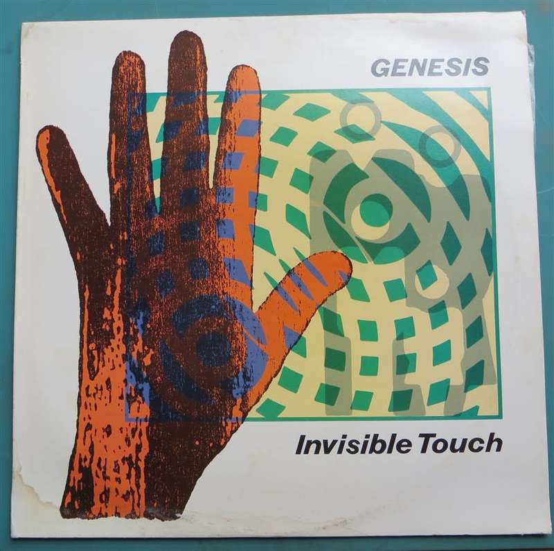 Vintage Vinyl LP - Genesis - Invisible Touch - G Cover/VG