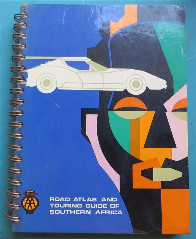 1969 AA Vintage Road Atlas & Touring Guide of South Africa 3rd Edition