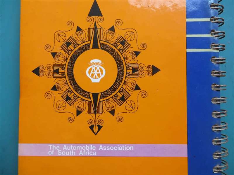 1969 AA Vintage Road Atlas & Touring Guide of South Africa 3rd Edition