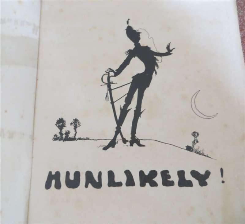 1916 Hunlikely WW1 Comic Book - w Heath Robinson  SCARCE 1st Edition