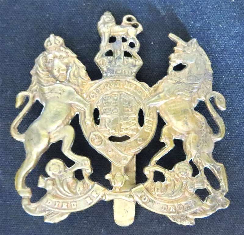 WWII British General Service Corps Cap Badge Slider type