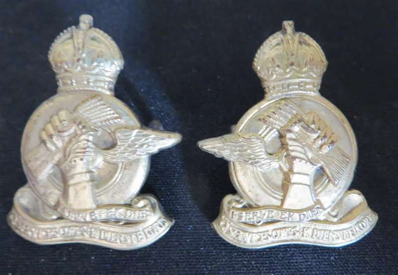 Pair SASC (Services Corps) Collar Badges