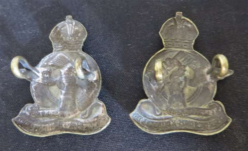Pair SASC (Services Corps) Collar Badges