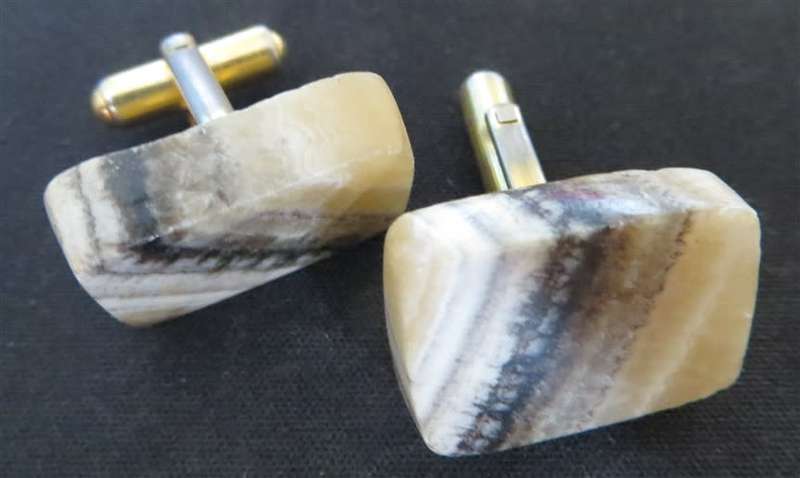 Pair of Stone Cufflinks