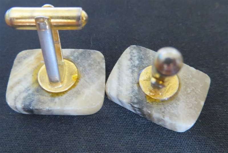 Pair of Stone Cufflinks
