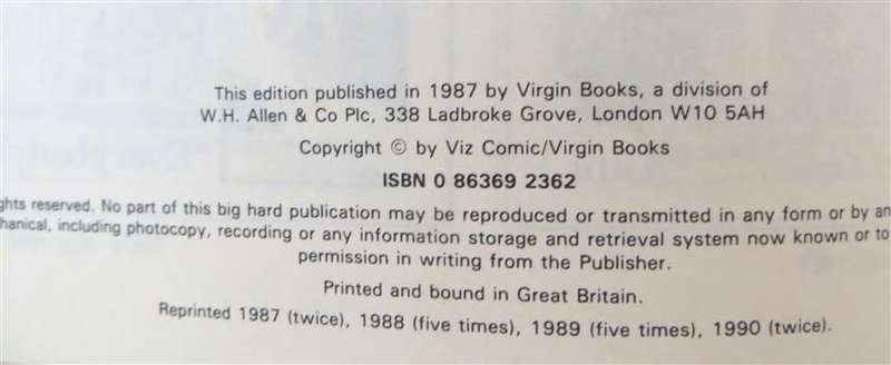 VIZ Adult Comic - Best of Issues 1-12 Comic - The Big Hard One