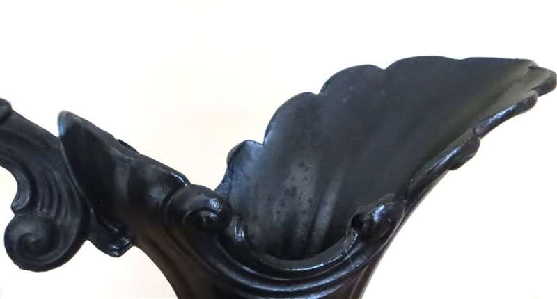 Large Ornate Italian Blackened Pewter Jug/Pitcher +-300mm high