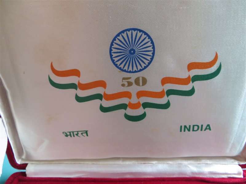 50th Anniversary of India VIP Independence 1947-1997 Proof Set **SCARCE**