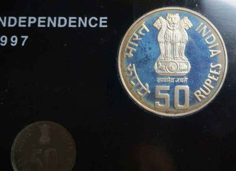 50th Anniversary of India VIP Independence 1947-1997 Proof Set **SCARCE**