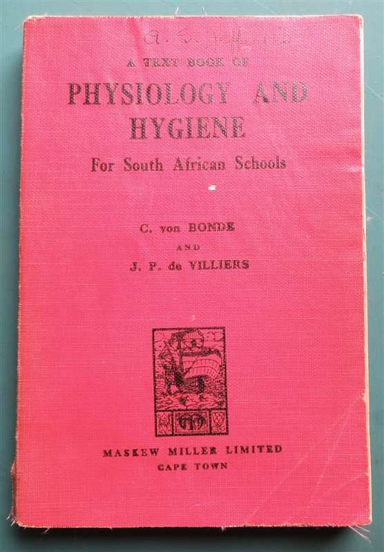Physiology & Hygiene for South African Schools  - van Bonde & De Villiers