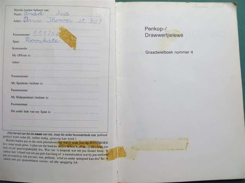 Voortrekker Graadwielboek - Penkop/Drawwertjielewe Nommer 4