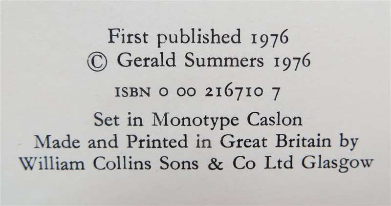 Owned by an Eagle - Gerald Summers 1976 1st Edition